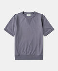 1950s V-Gusset Purple Cotton T-Shirt Relaxed Athletic Style