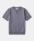 1950s V-Gusset Purple Cotton T-Shirt Relaxed Athletic Style