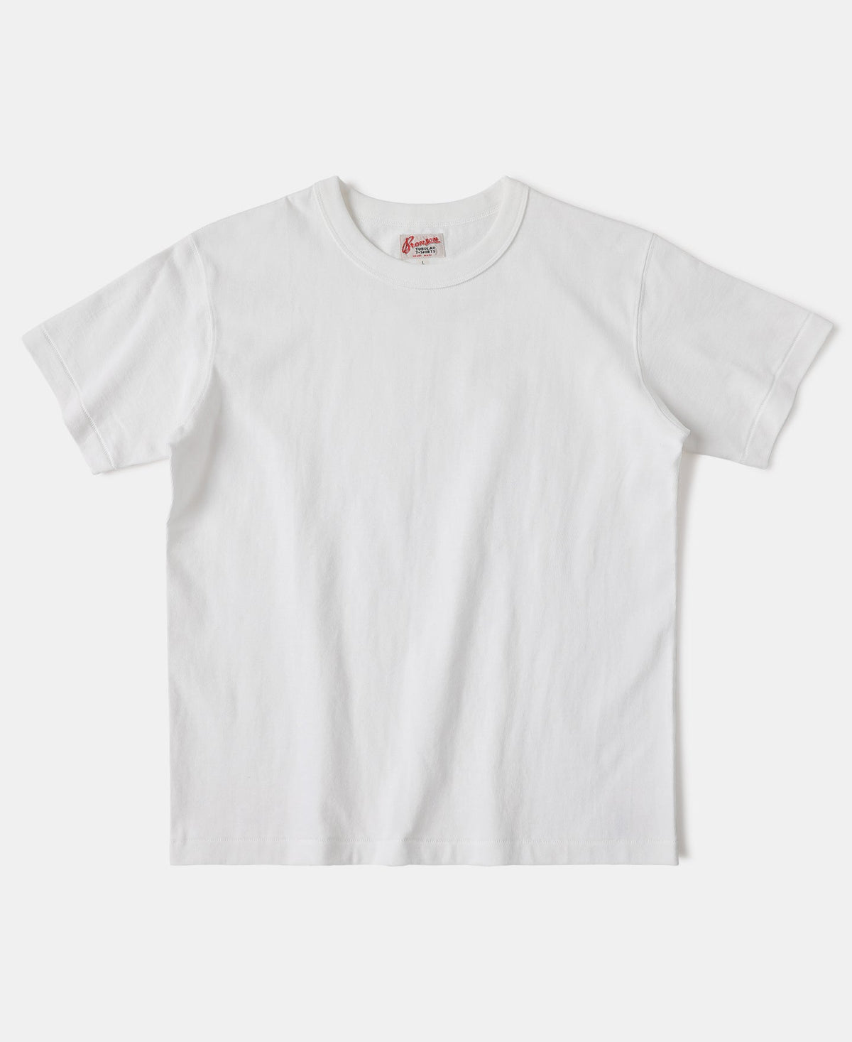 Tubular White Athletic T-Shirt Clean Minimal Cut