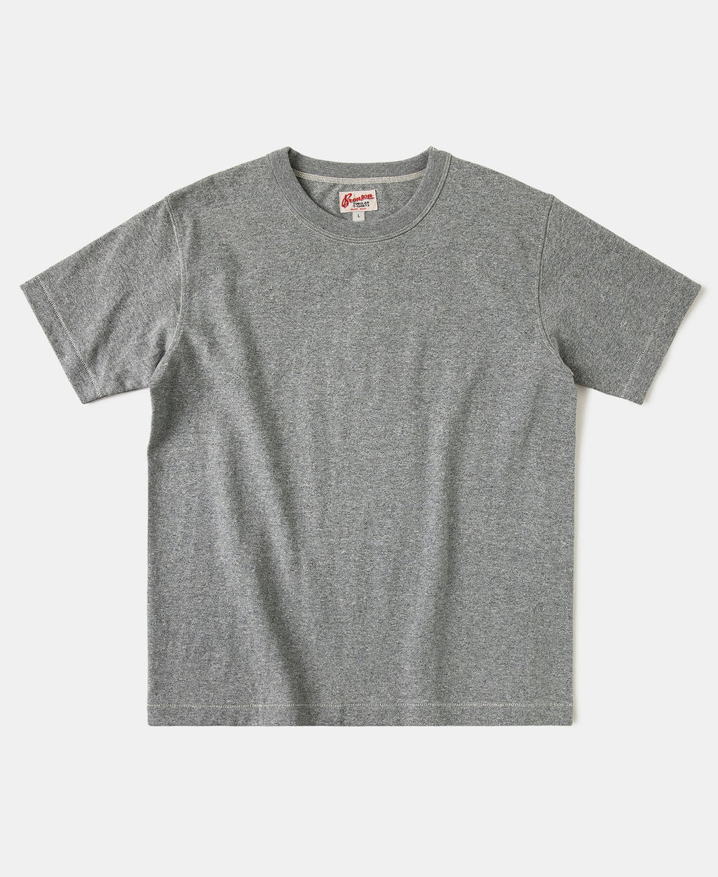 Tubular Gray Athletic T-Shirt Seamless Everyday Wear