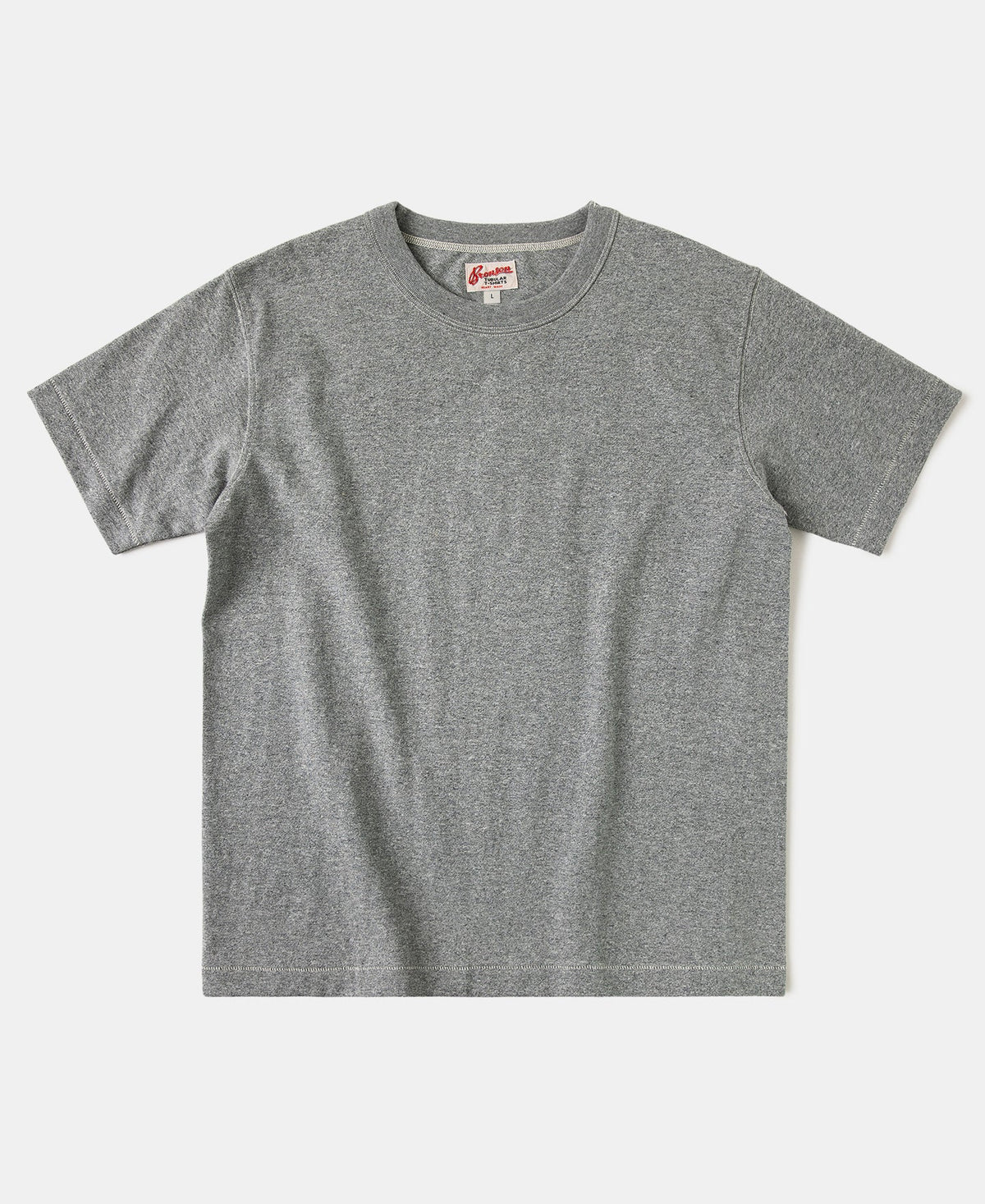 Tubular Gray Athletic T-Shirt Seamless Everyday Wear
