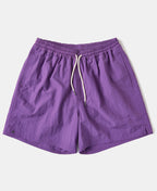 5-Inch Nylon Swim Shorts Purple Athletic Short Inseam