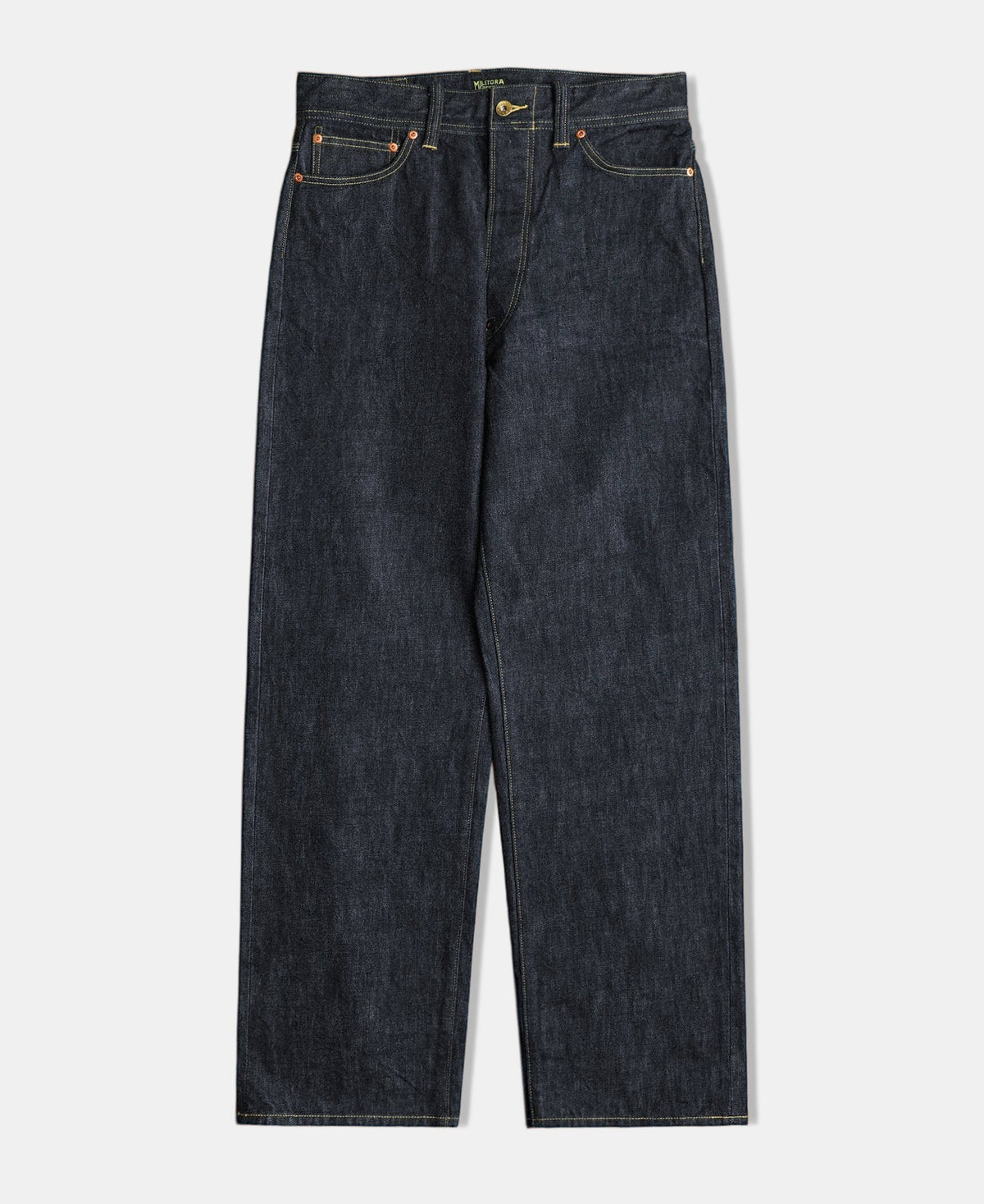 Selvedge Denim Jeans Prewashed Classic Straight Fit