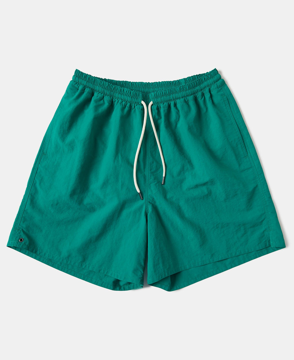 5-Inch Nylon Swim Shorts Green Fast Dry Summer