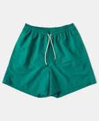 5-Inch Nylon Swim Shorts Green Fast Dry Summer