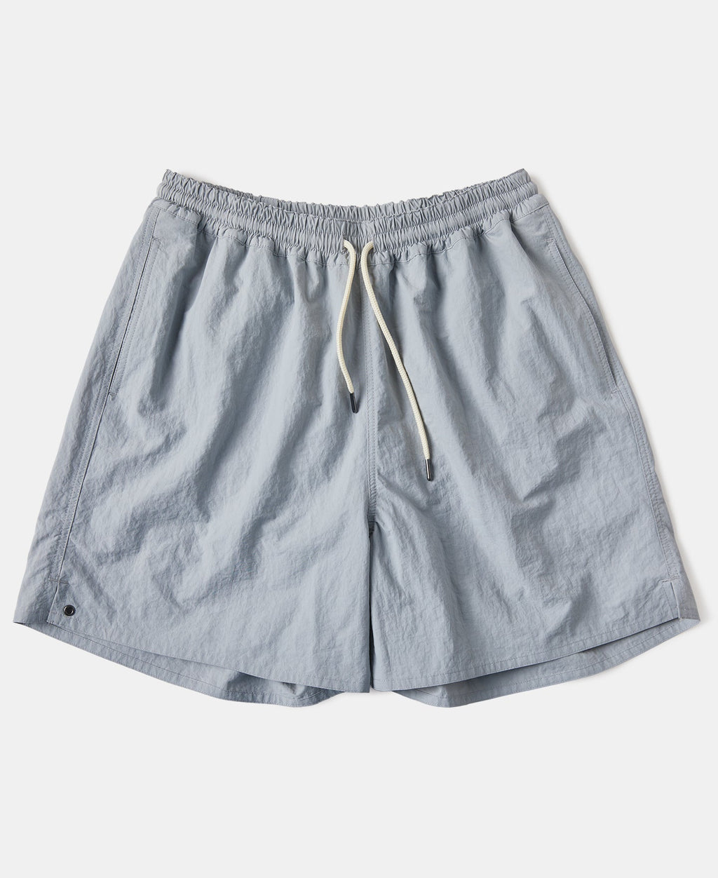 5-Inch Nylon Swim Shorts Light Gray Quick Dry