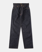 1940s Wide-Leg Selvedge Denim Trousers Vintage Cut