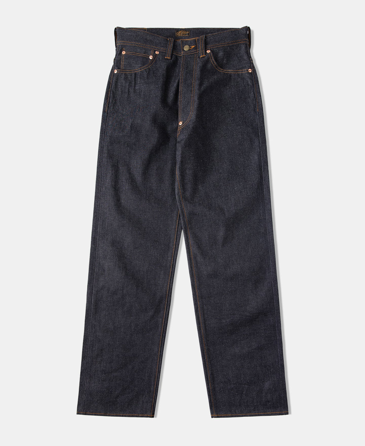 1940s Wide-Leg Selvedge Denim Trousers Vintage Cut