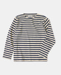 Nautical Stripe Long Sleeve Cotton T-Shirt Classic Fit