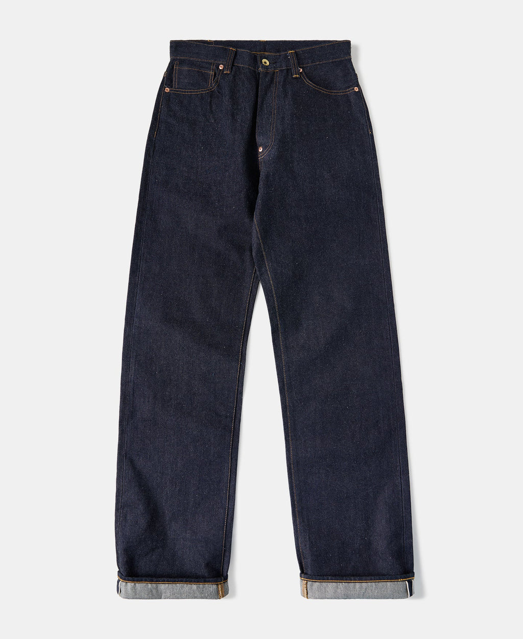 1930s Vintage Selvedge Denim Trousers Wide Leg