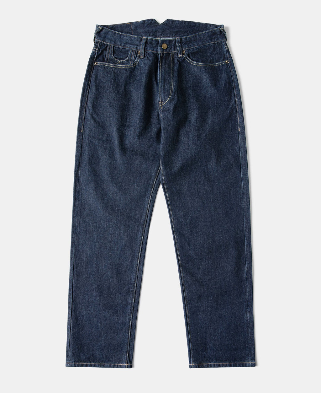 Simplified Relaxed Selvedge Denim Trousers Vintage Workwear