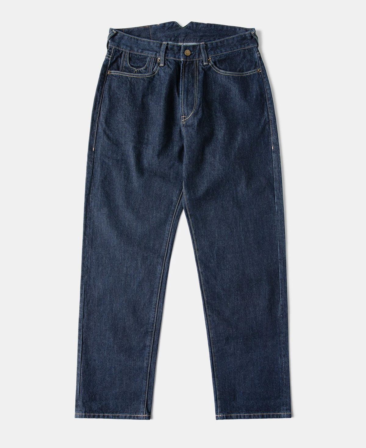 Simplified Relaxed Selvedge Denim Trousers Vintage Workwear