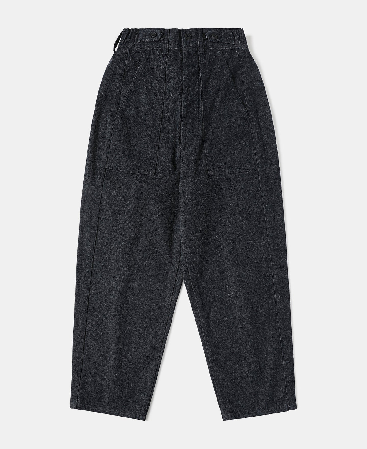 12oz Wide-Leg Denim Trousers Heavyweight Cotton