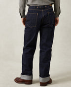 1930s Vintage Selvedge Denim Trousers Wide Leg