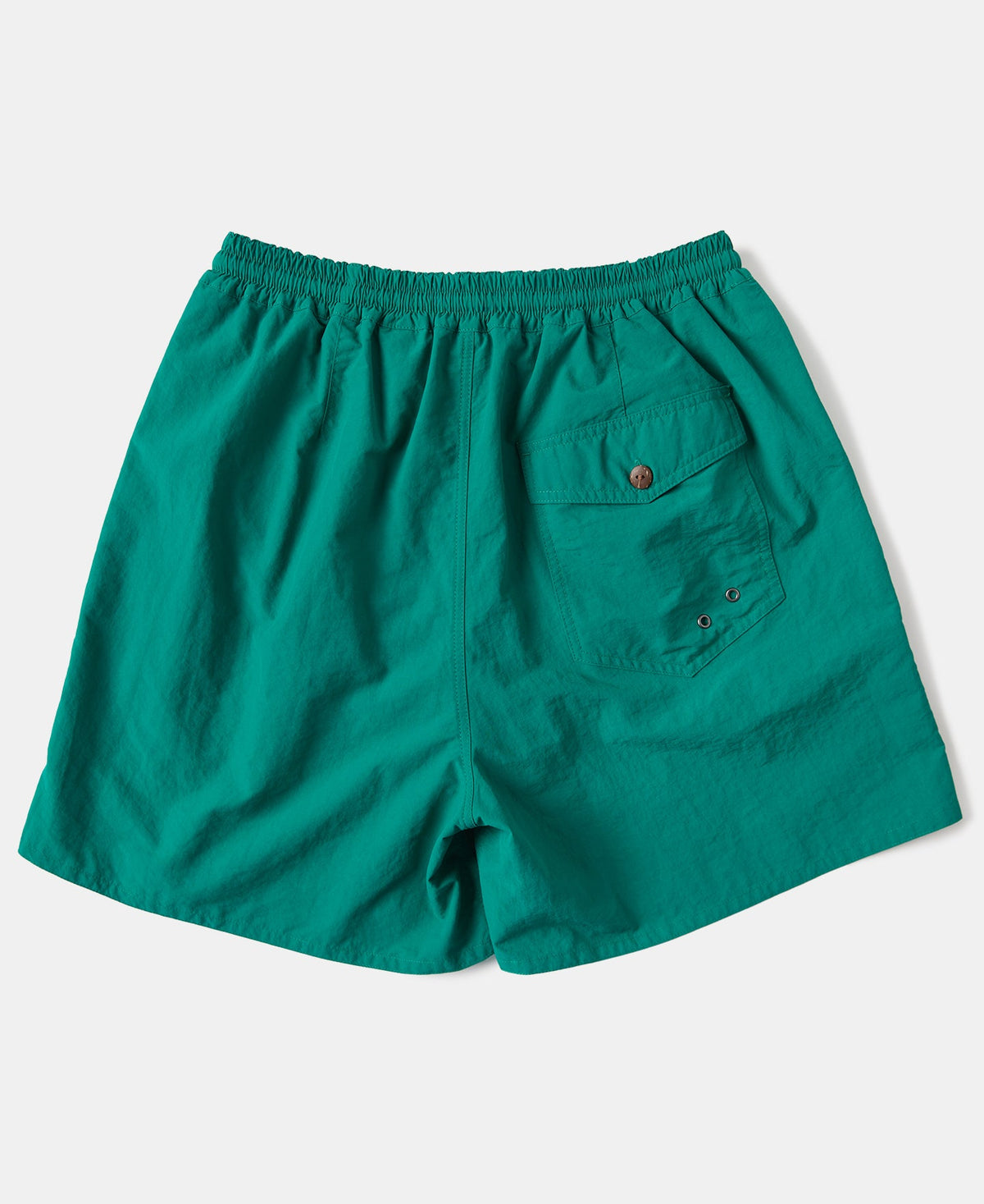 5-Inch Nylon Swim Shorts Green Fast Dry Summer