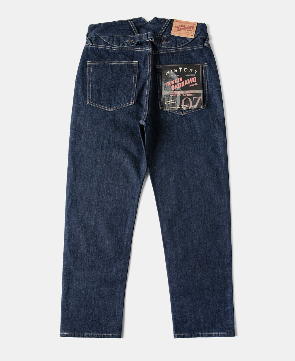 Simplified Relaxed Selvedge Denim Trousers Vintage Workwear
