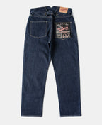 Simplified Relaxed Selvedge Denim Trousers Vintage Workwear