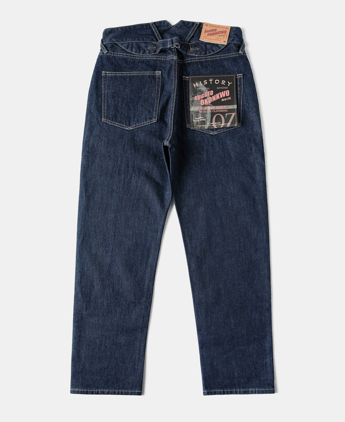 Simplified Relaxed Selvedge Denim Trousers Vintage Workwear