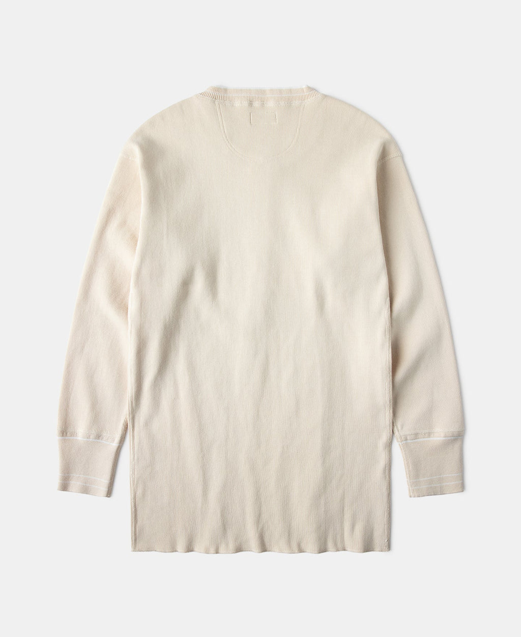Long Sleeve Warm Henley Shirt Apricot Heavyweight Cozy