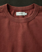 Sun-Washed Cotton Long Sleeve T-Shirt Clay Warm Toned
