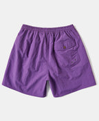 5-Inch Nylon Swim Shorts Purple Athletic Short Inseam