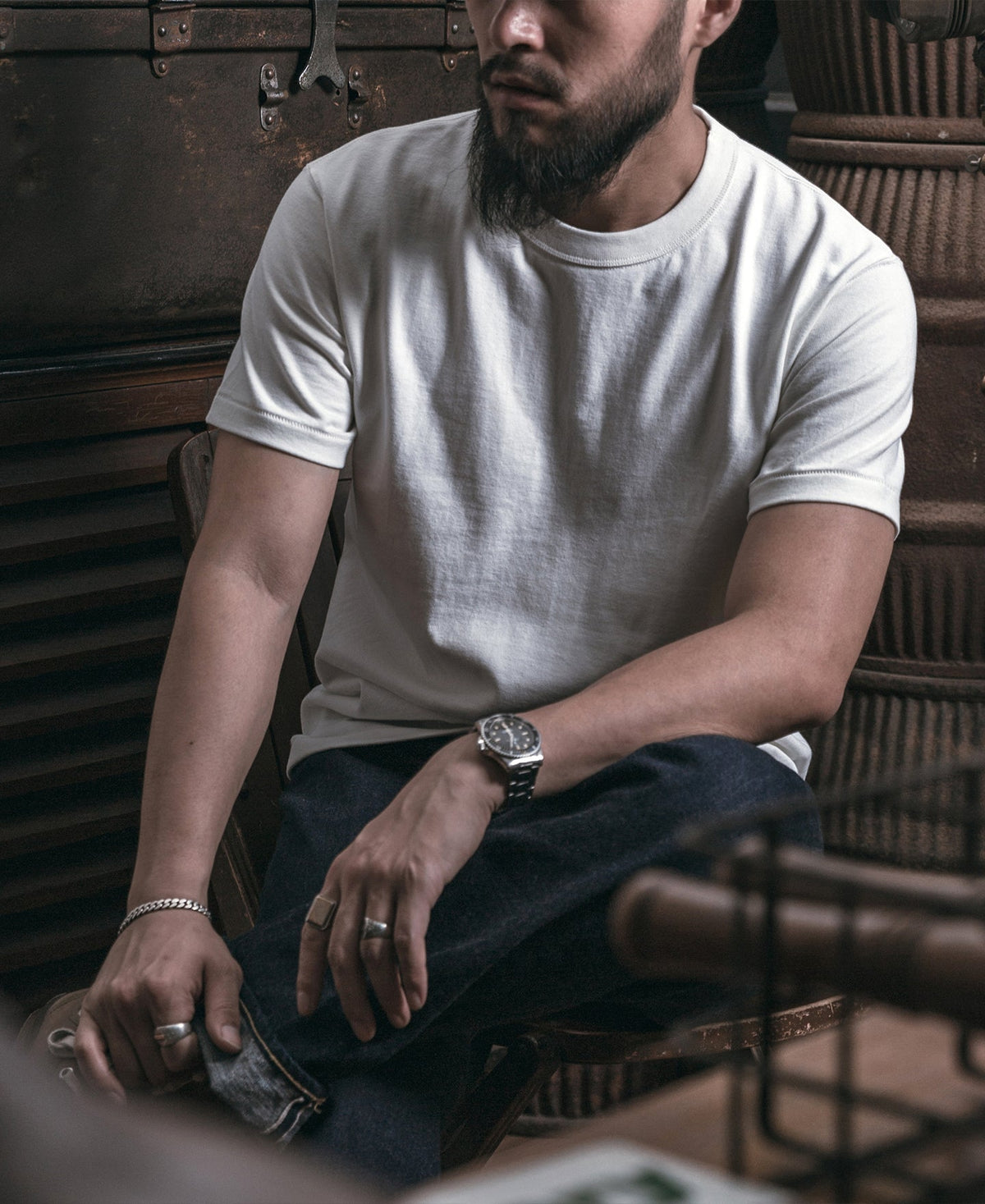 Tubular White Athletic T-Shirt Clean Minimal Cut