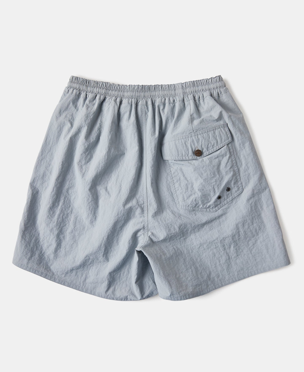 5-Inch Nylon Swim Shorts Light Gray Quick Dry