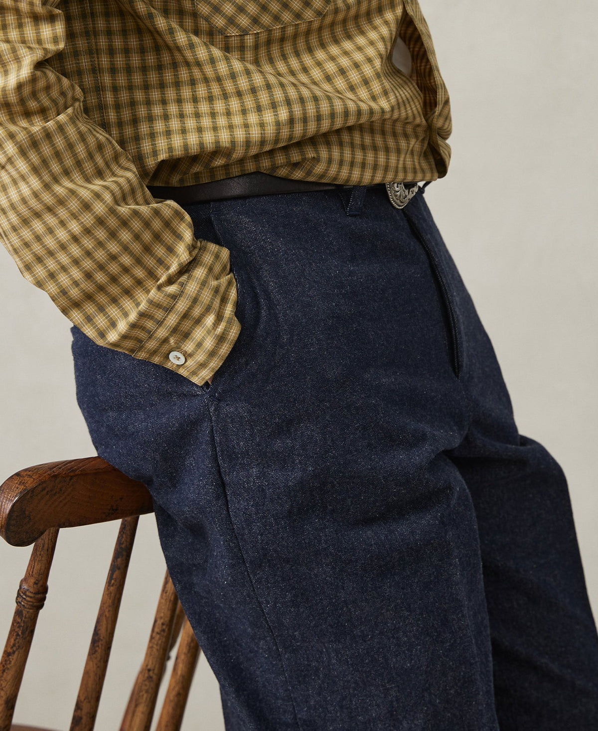 1950s Vintage Denim Work Pants Heavyweight Cotton