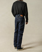Simplified Relaxed Selvedge Denim Trousers Vintage Workwear