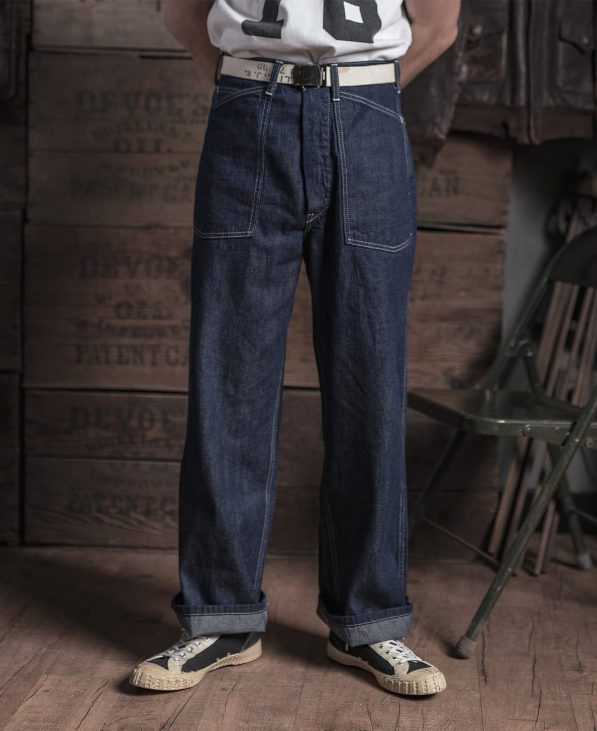 1935 Vintage Fatigue Dungaree Heavyweight Cotton Workwear
