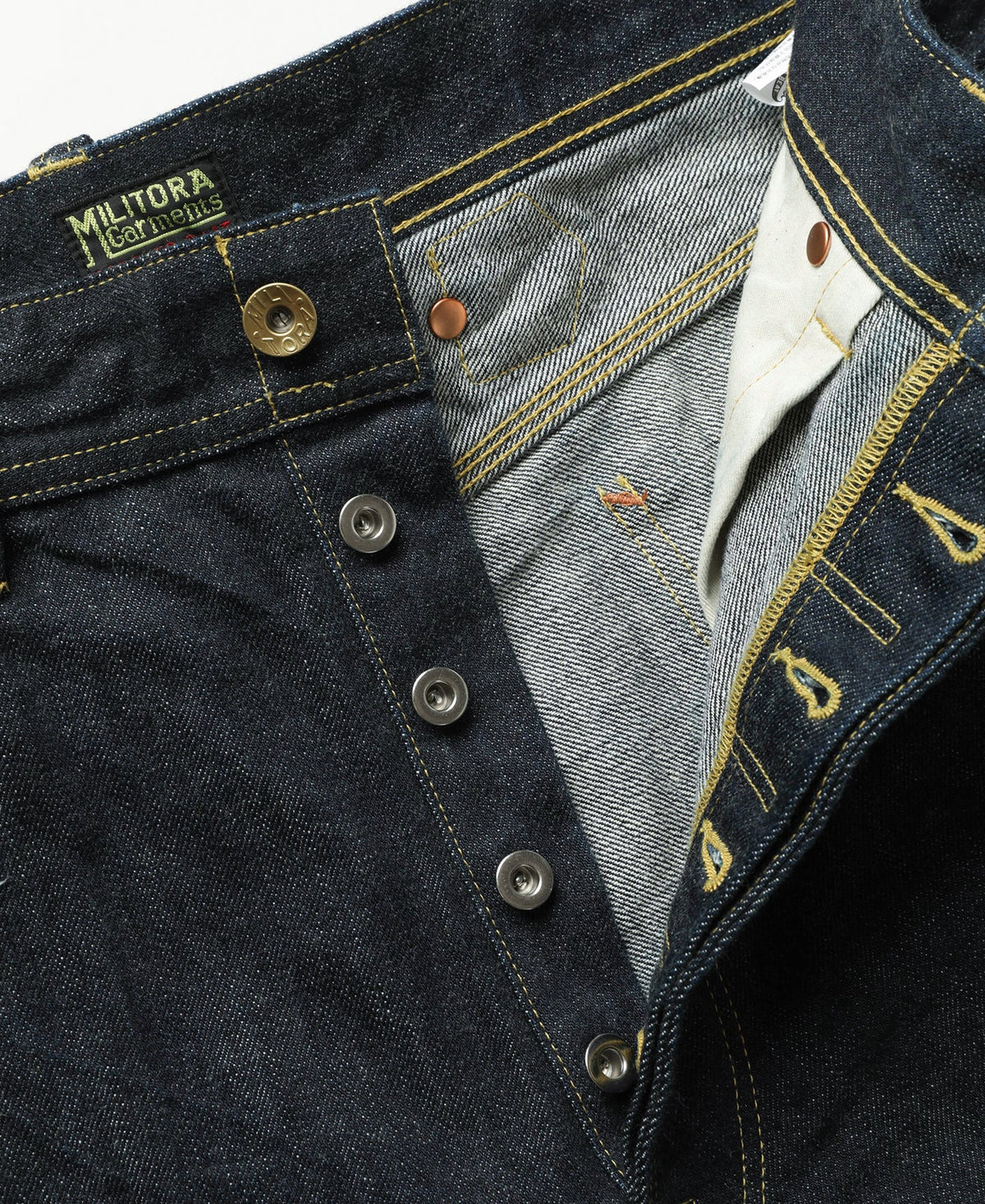 Selvedge Denim Jeans Prewashed Classic Straight Fit