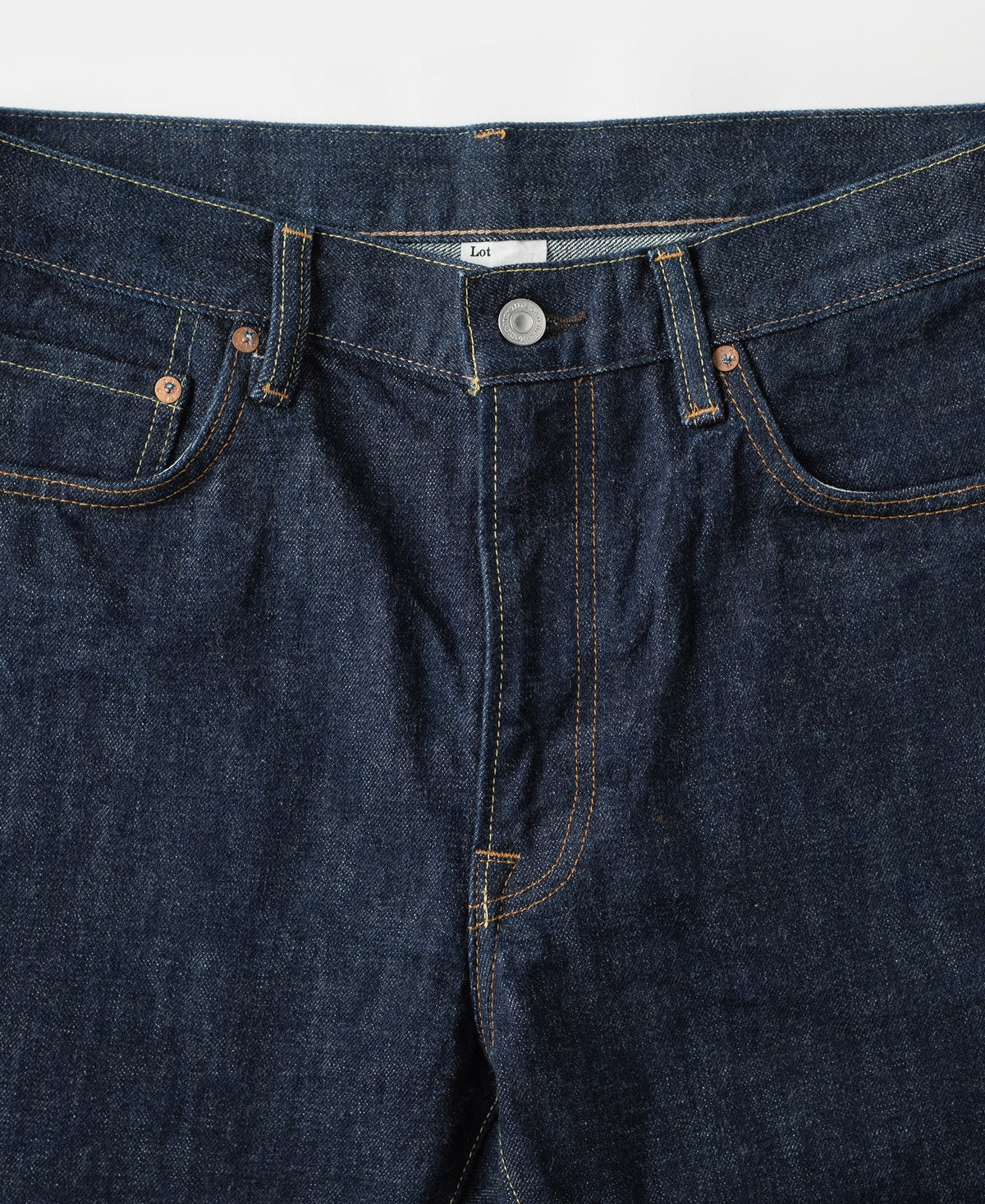 1960s Straight Tapered Zip-Fly Selvedge Denim Jeans Vintage