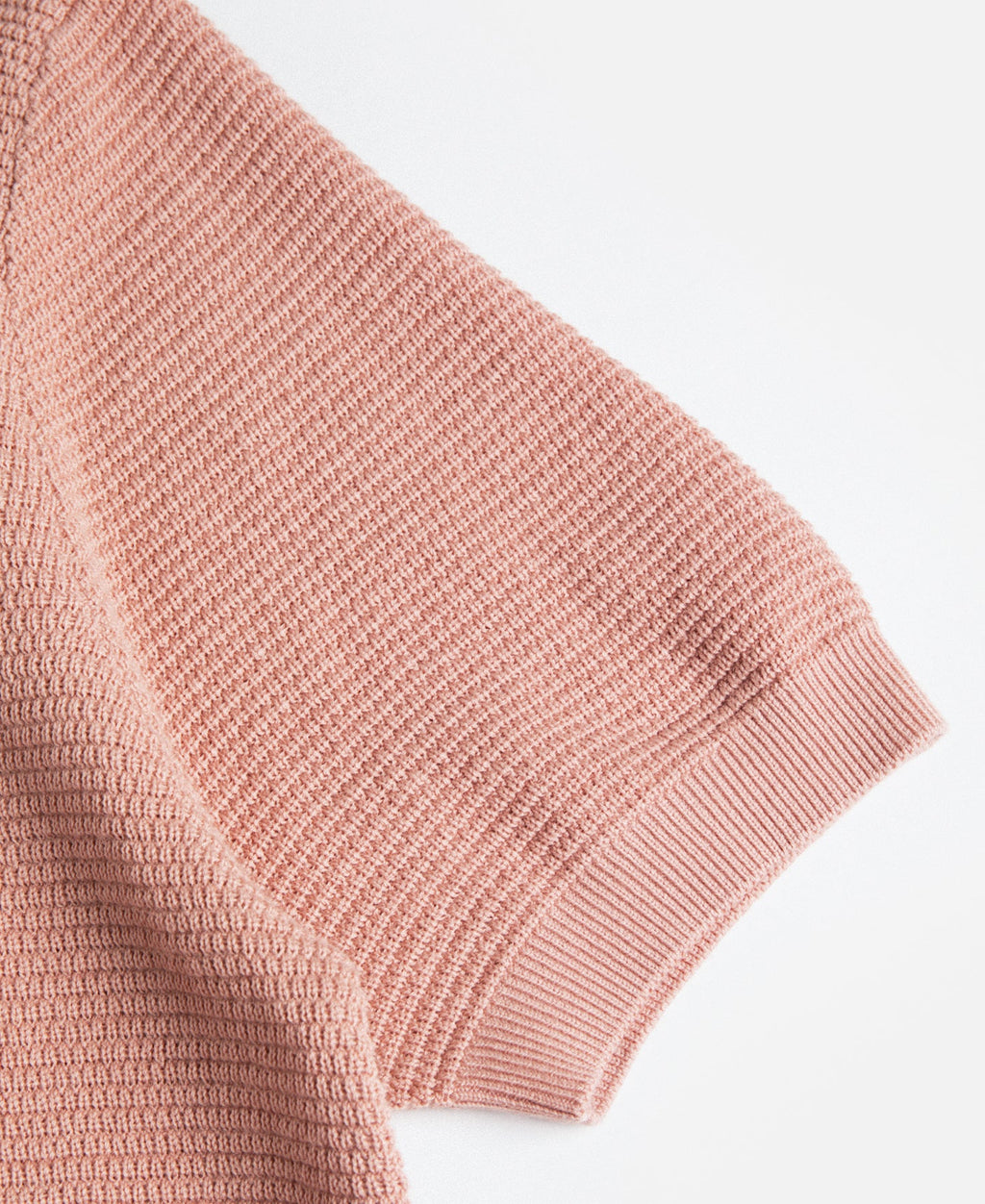 Jacquard Short Sleeve Polo Shirt Pink Vintage Knit Retro Pattern