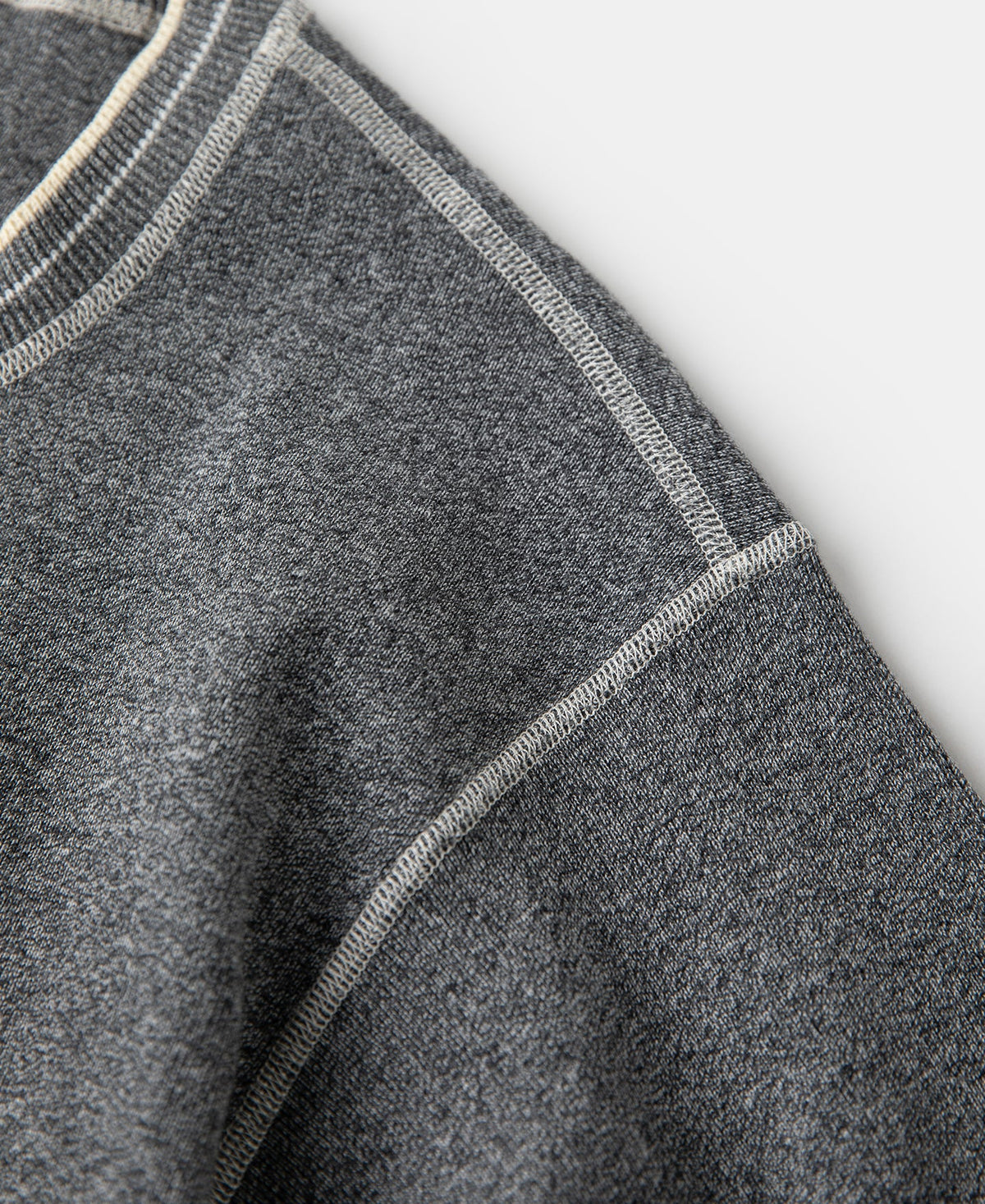 Long Sleeve Warm Henley Shirt Gray Thermal Layering Essential