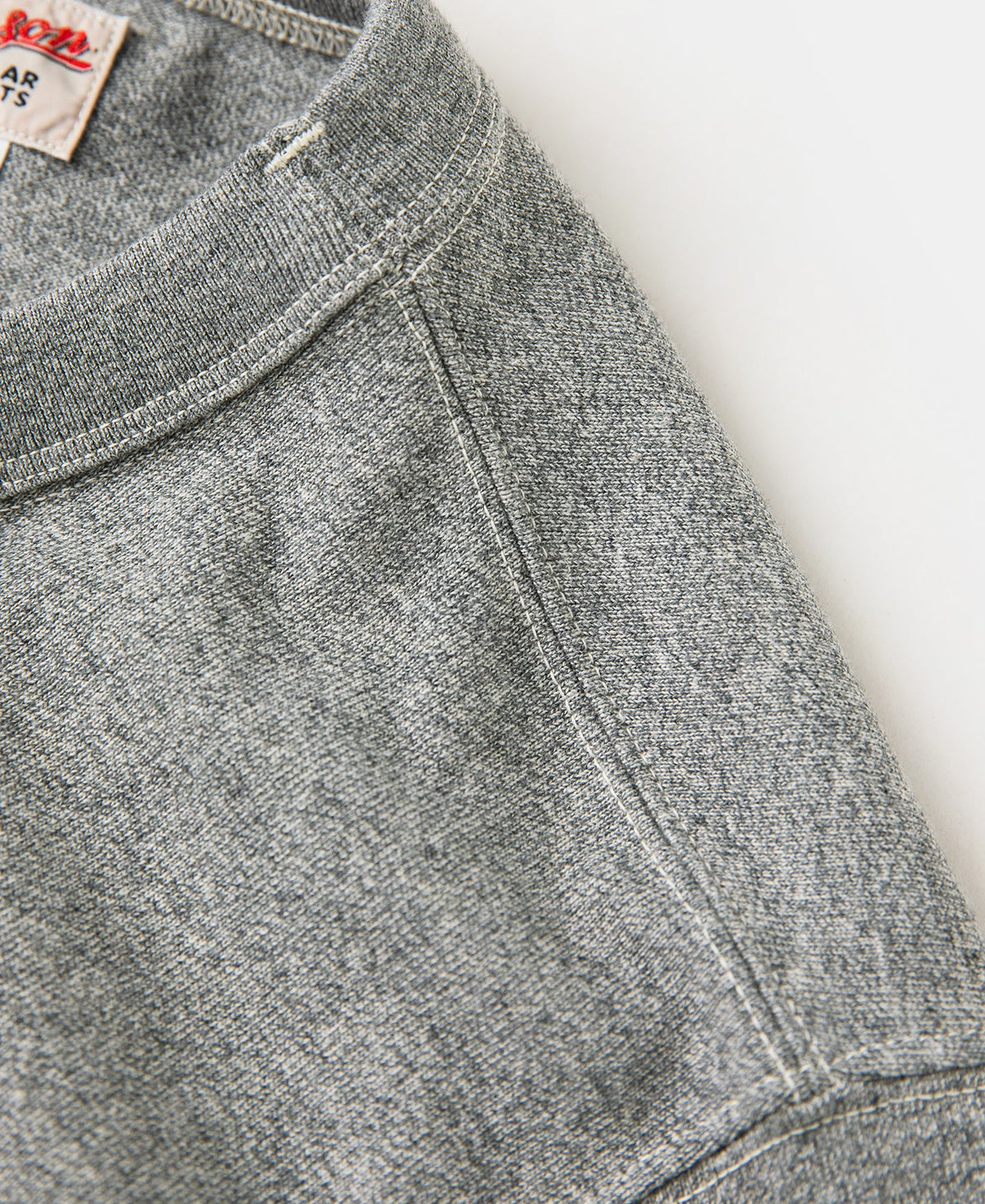 Tubular Gray Athletic T-Shirt Seamless Everyday Wear