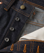 1940s Wide-Leg Selvedge Denim Trousers Vintage Cut