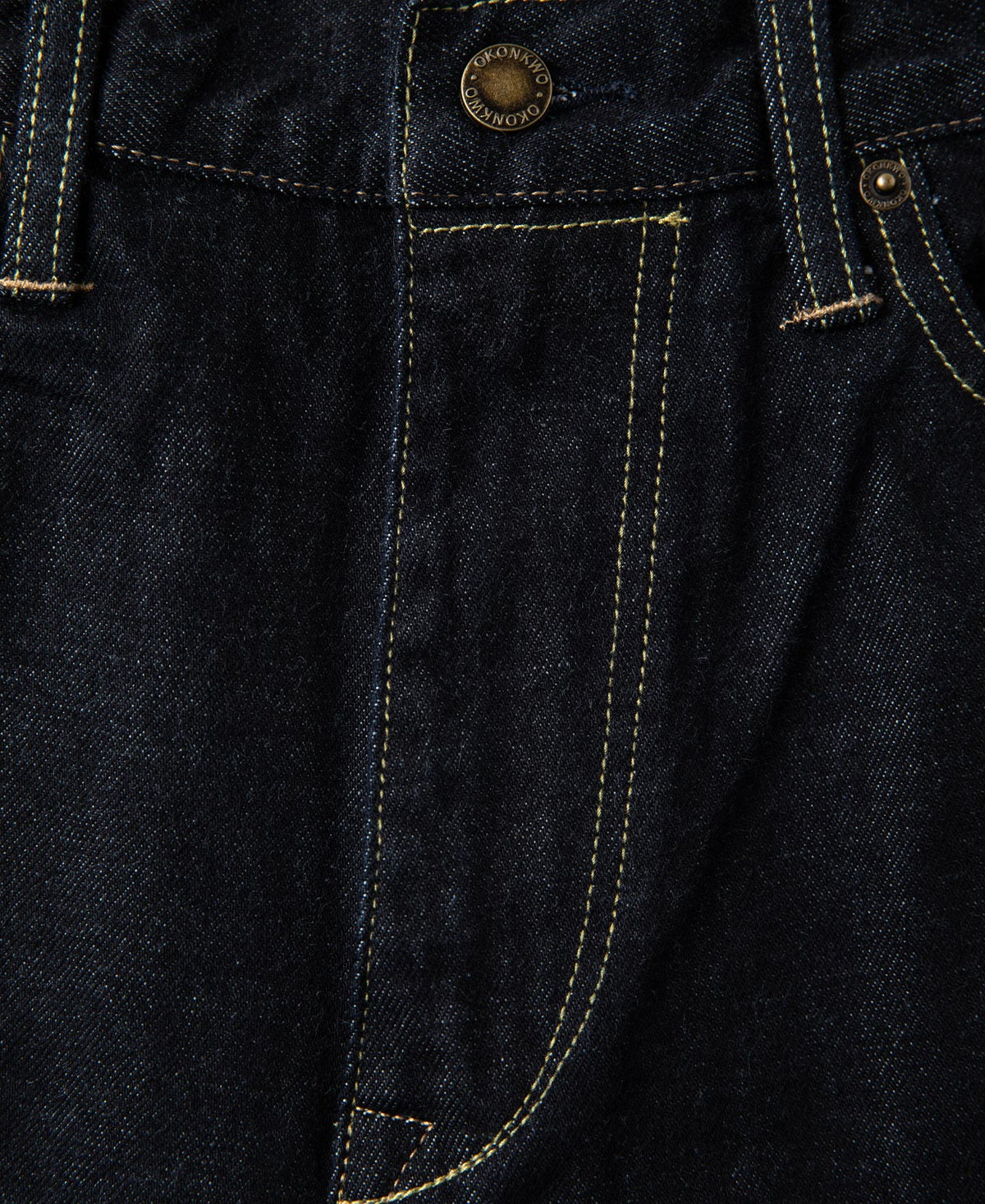 15oz Slim Tapered Selvedge Denim Jeans Prewashed Indigo