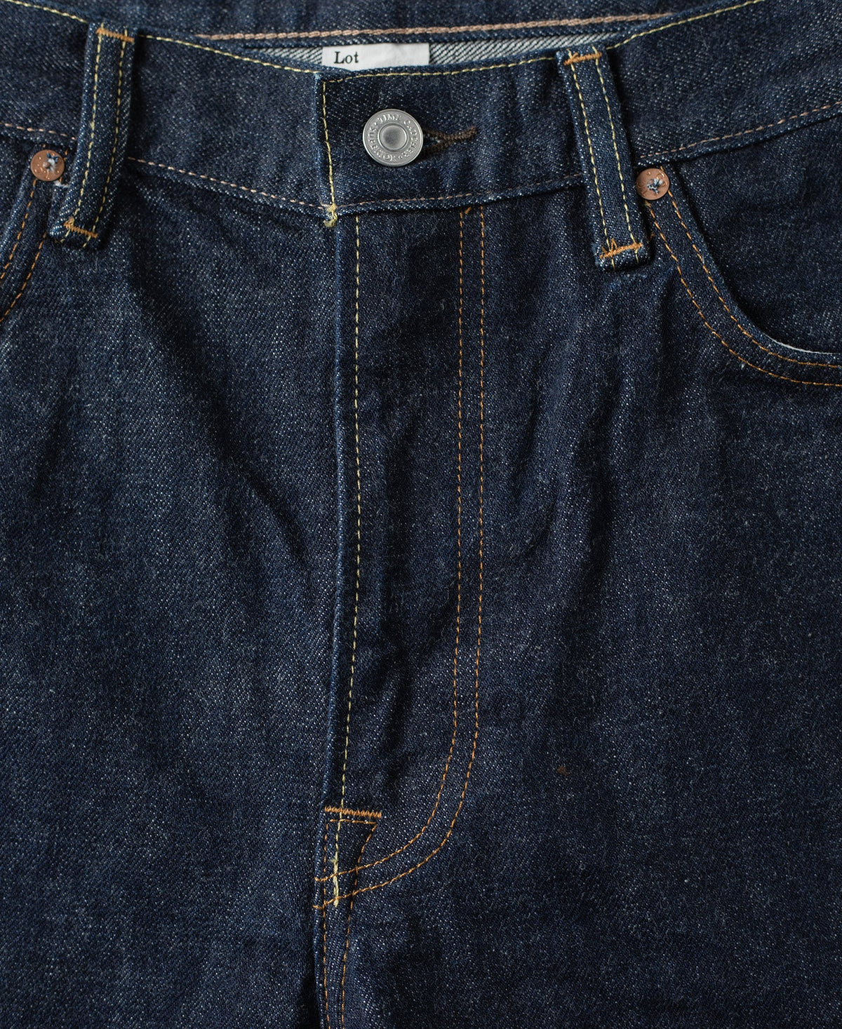 1960s Straight Tapered Zip-Fly Selvedge Denim Jeans Vintage