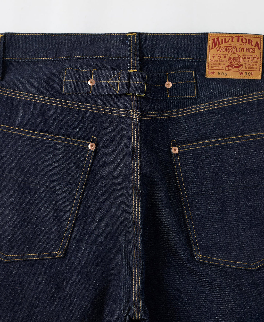 1930s Vintage Selvedge Denim Trousers Wide Leg