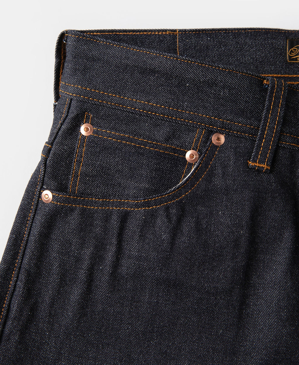 1940s Wide-Leg Selvedge Denim Trousers Vintage Cut
