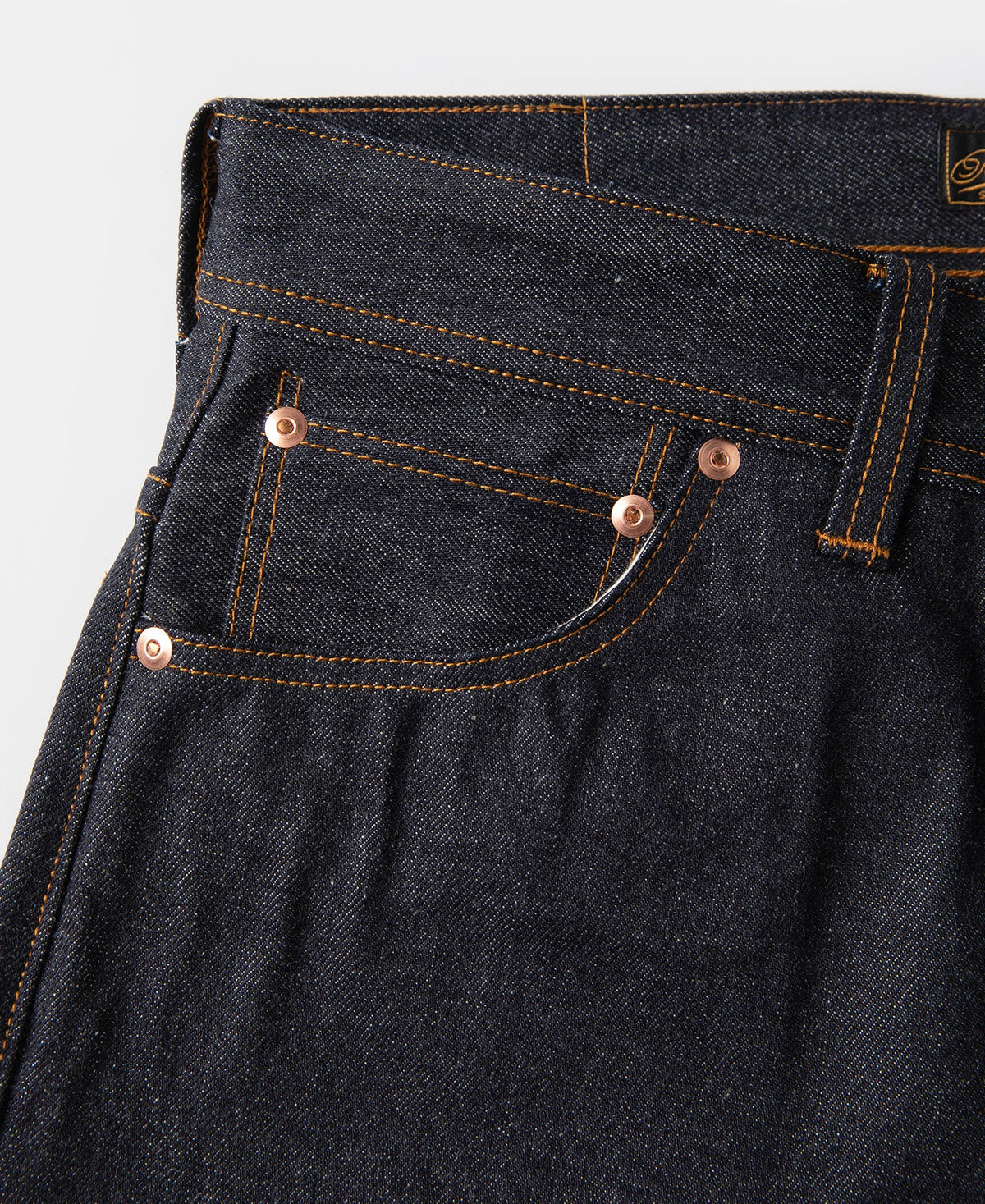 1940s Wide-Leg Selvedge Denim Trousers Vintage Cut