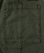 Washed Twill Cargo Shorts Khaki Relaxed Fit Multi Pocket