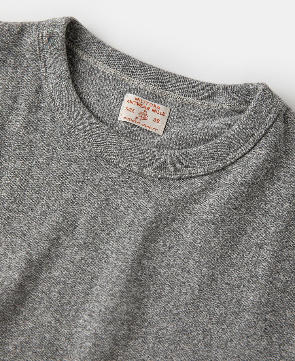 Relaxed Fit Cotton Tubular T-Shirt Gray Casual Everyday