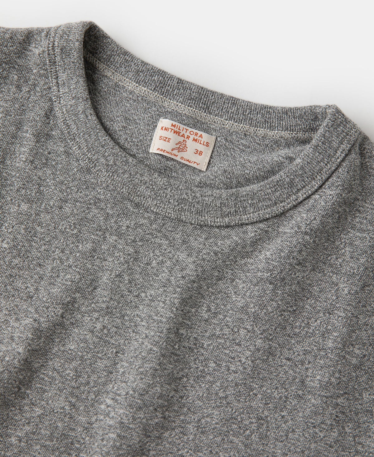 Relaxed Fit Cotton Tubular T-Shirt Gray Casual Everyday