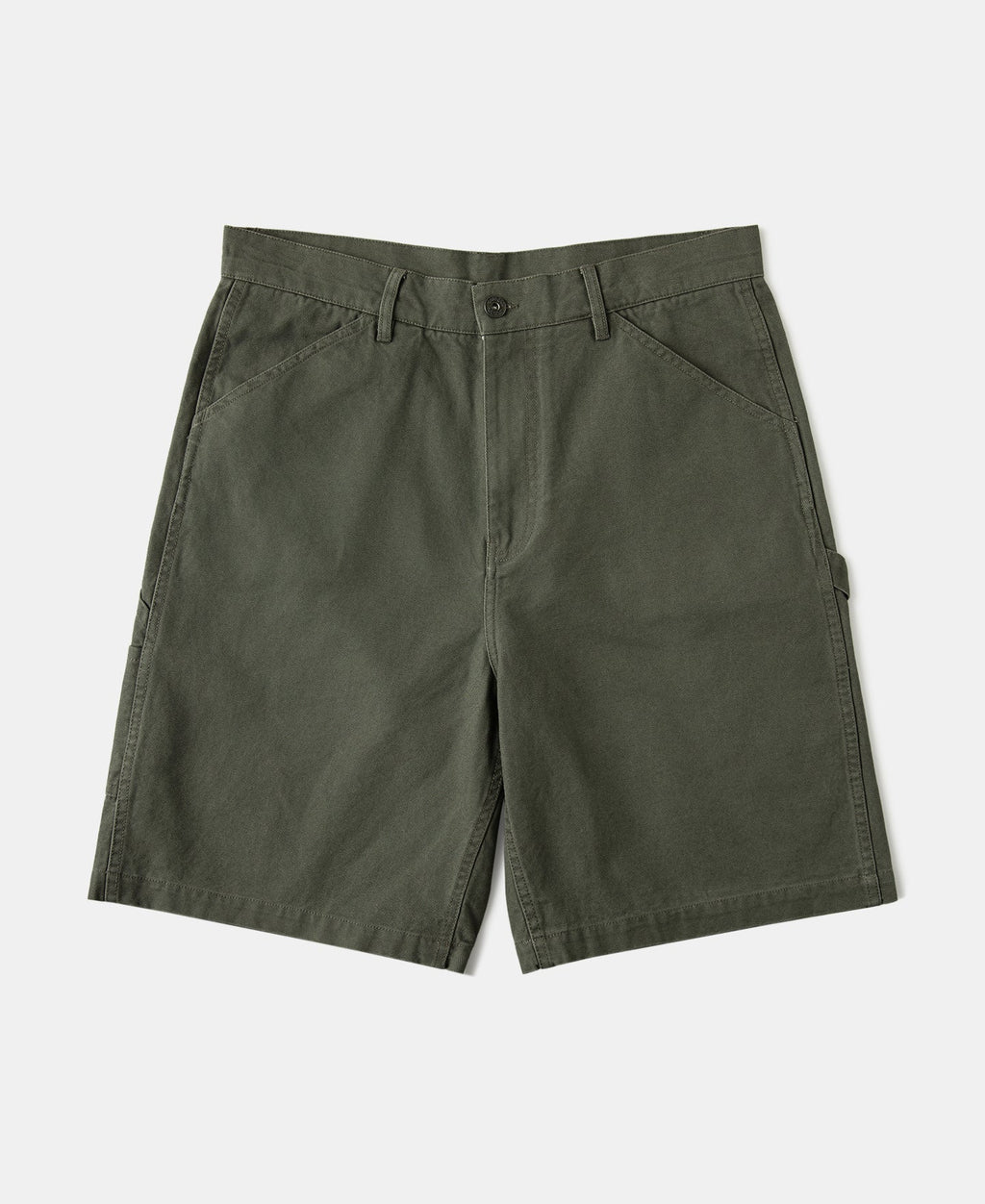 Duck Canvas Carpenter Cargo Shorts Rugged Workwear Summer