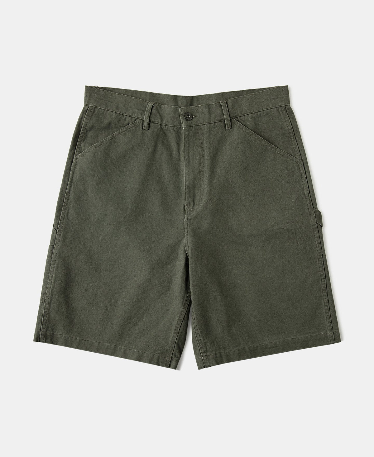 Duck Canvas Carpenter Cargo Shorts Rugged Workwear Summer