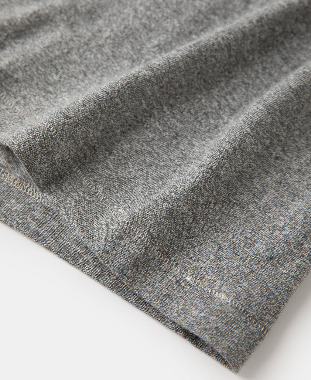 Relaxed Fit Cotton Tubular T-Shirt Gray Casual Everyday