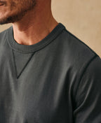 1950s V-Gusset Vintage Black Cotton T-Shirt Workwear Inspired