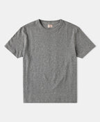 Relaxed Fit Cotton Tubular T-Shirt Gray Casual Everyday